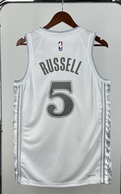 2025 City verison Dallas Mavericks White #5 NBA Jersey-311