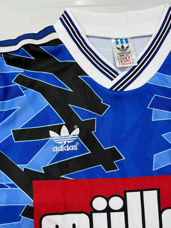 Retro Version 1993-1994 FC Schalke 04 Home Blue Thailand Soccer Jersey AAA-503