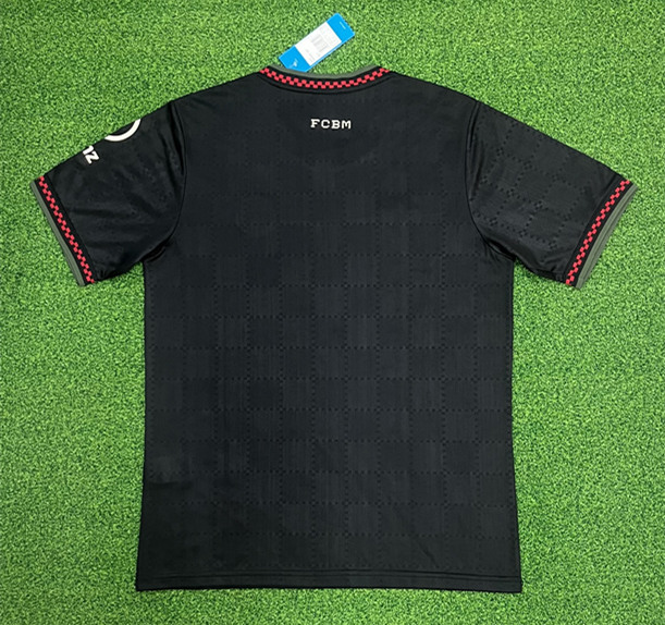 (S-4XL) 2025-2026 Bayern München 2nd Away Black Thailand Soccer Jersey AAA-403