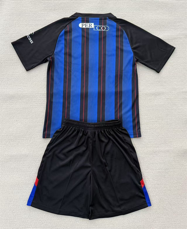 2025-2026 Middlesbrough Away Blue&Black Kid/Youth Soccer Uniform-AY