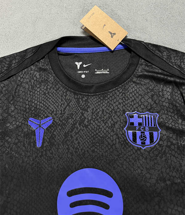 (S-4XL) 2025-2026 Joint Version Barcelona Black Thailand Soccer Jersey AAA-4506