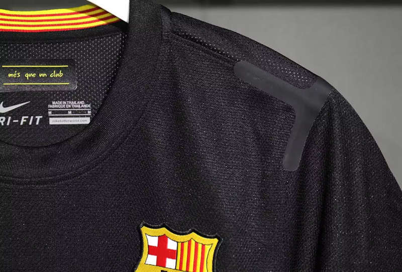 S-3XL) Retro Player Version 2013-2014 Barcelona 2nd Away BlackSoccer Jersey-4563