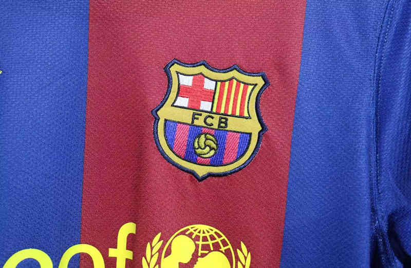 (S-3XL) Retro Player Version 2006-2007 Barcelona Home Blue&Red Soccer Jersey-4563