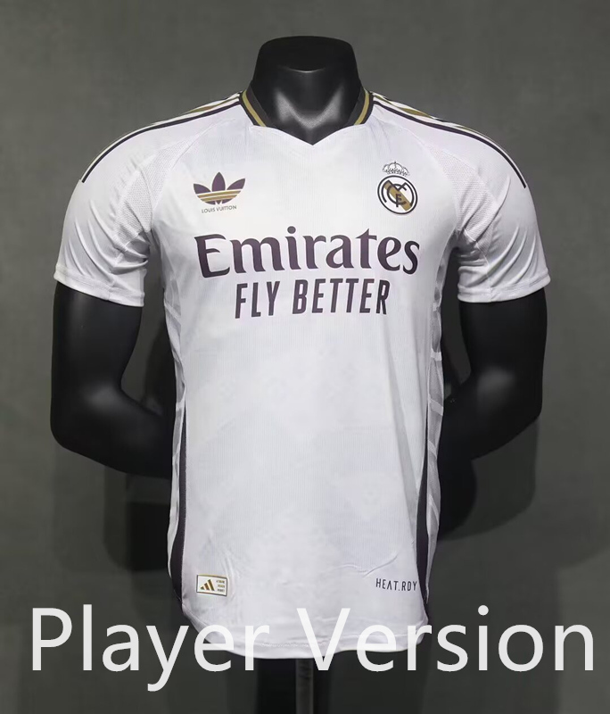 (S-3XL) Player Version 2025-2026 Joint Version Real Madrid White Thailand Soccer Jersey-4563
