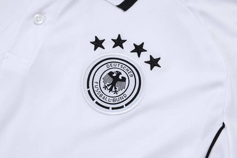 (4 Stars) 2025-2026 Germany White Thailand Polo Uniform-815
