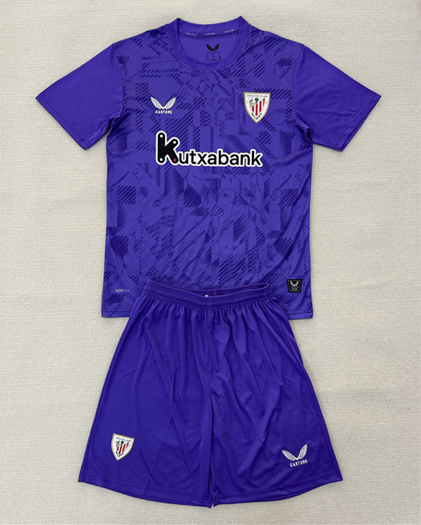 2025-2026 Athletic Bilbao Goalkeeper Purple Soccer Unifrom-AY