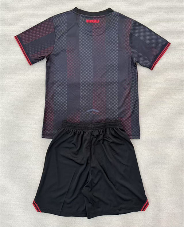 2025-2026 Bayer Leverkusen Home Black Soccer Uniform-AY
