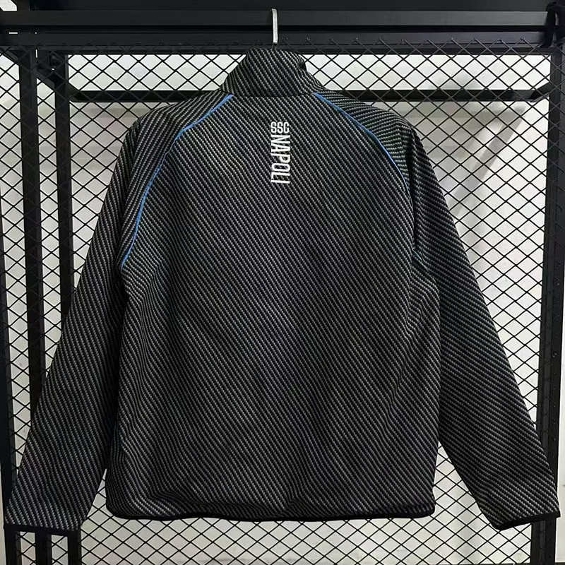 (S-3XL) 2025-2026 Napoli Black Thailand Trench Coats -GB
