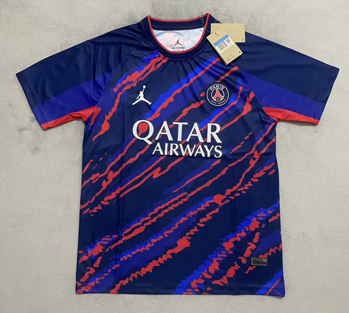 (S-4XL) 2025-2026 Special Version Paris Blue&Red Thailand Soccer Jersey AAA-2524