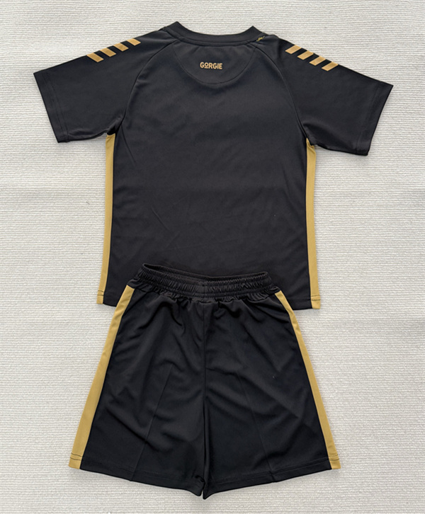 2025-2026 Heart of Midlothian FC 2nd Away Black Soccer Uniform-AY