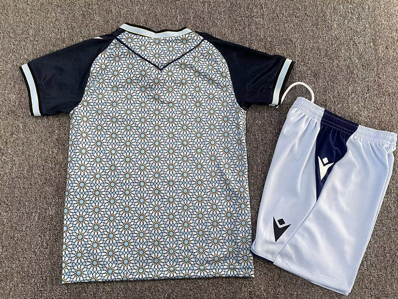 2025-2026 UD Almería Away Blue&White Kids/Youth Soccer Uniform-7809