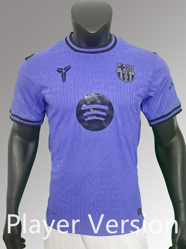 Player Version 2025-2026 Barcelona Blue&Purple Thailand Soccer Jersey AAA-9753