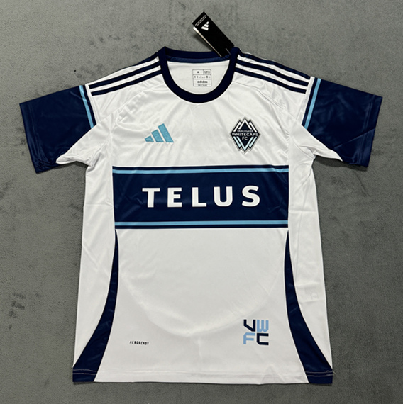 (S-4XL) 2025-26Vancouver Whitecaps FC White Thailand Soccer Jersey AAA-4506