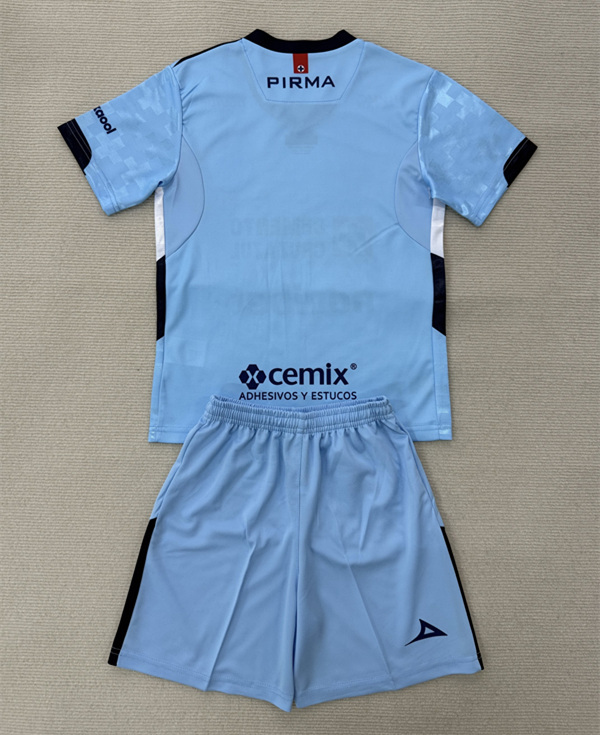 2025-2026 Cruz Azul Goalkeeper Blue Kid/Youth Soccer Uniform-AY
