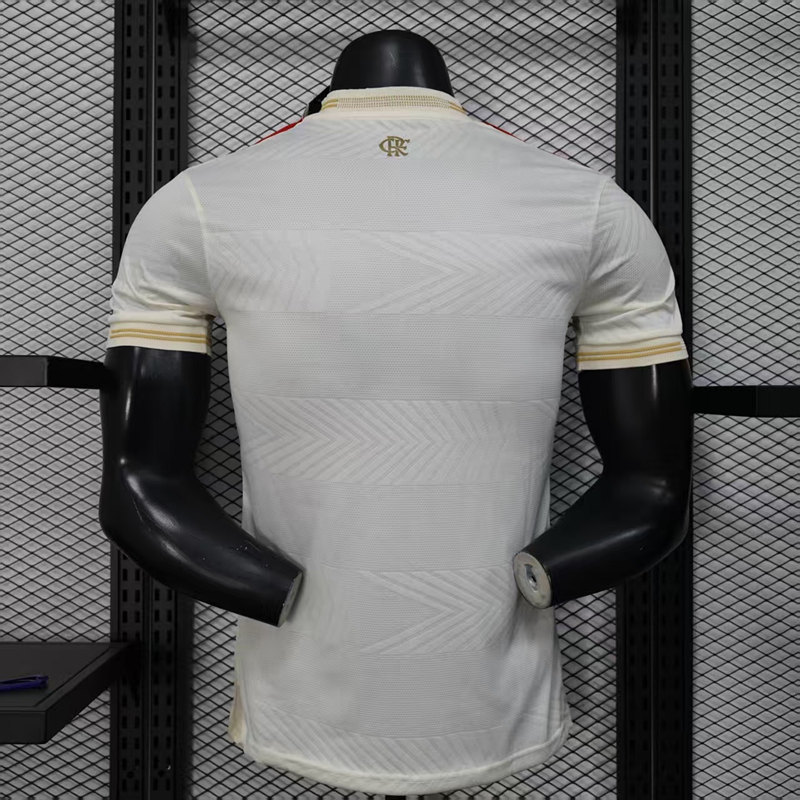 Player Version 2025-2026 Flamengo 2nd Away White Thailand Soccer Jersey AAA-888