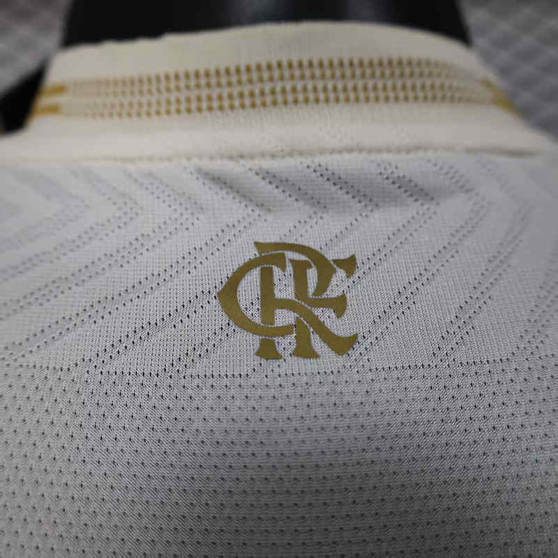 Player Version 2025-2026 Flamengo 2nd Away White Thailand Soccer Jersey AAA-888