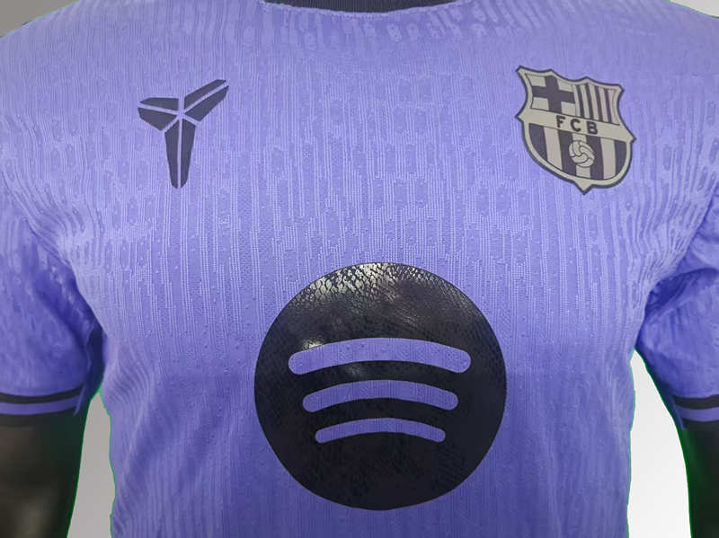 Player Version 2025-2026 Barcelona Blue&Purple Thailand Soccer Jersey AAA-9753