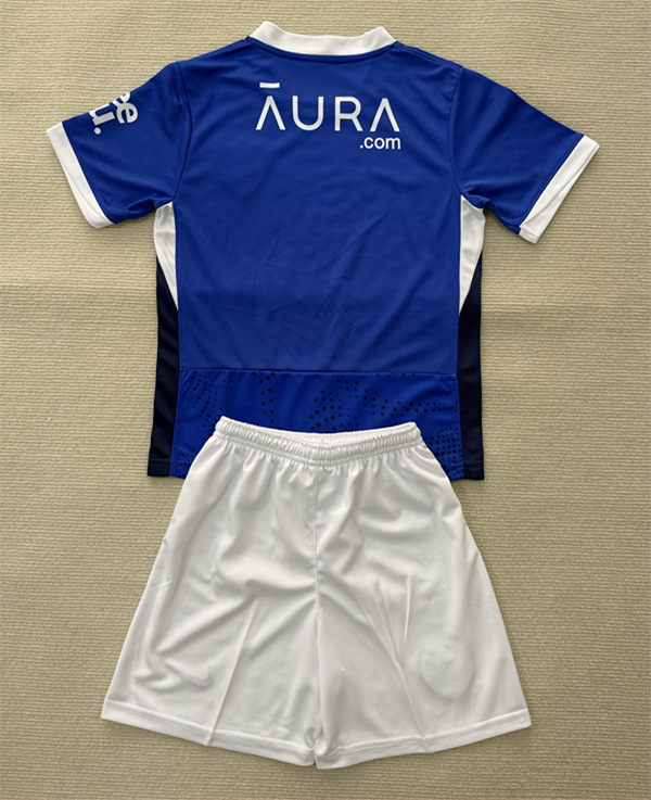 2025-2026 Portsmouth Home Blue Kid/Youth Soccer Uniform-AY