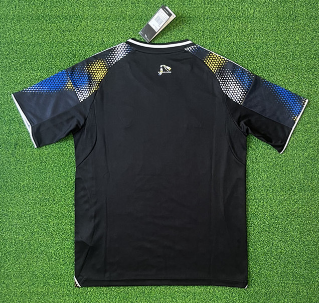 (S-4XL) 2025-2026 Leeds United 2nd Away Blue&Black Thailand Soccer Jersey AAA-403