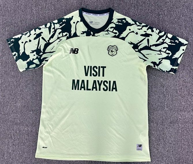 (S-4XL) 2025-2026 Cardiff City Away Green Thailand Soccer Jersey-512