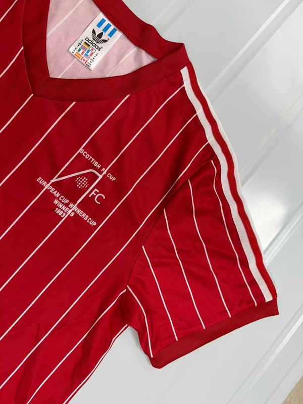 Retro Version 1982-1983 Aberdeen Home Red Thailand Soccer Jersey AAA-503