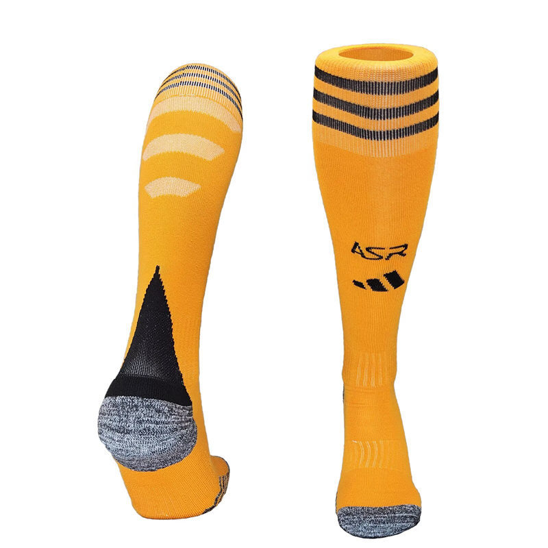 2025-2026 Roma Away Yellow Thailand Soccer Socks