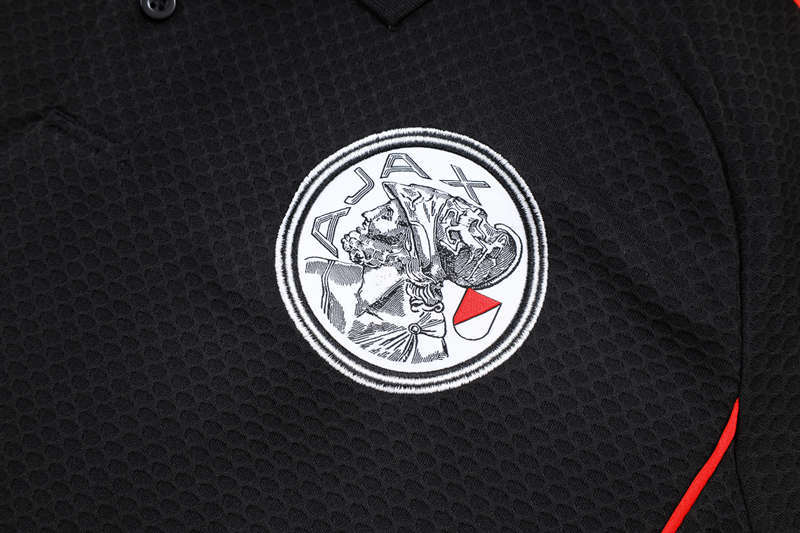 2025-2026 Ajax Black Thailand Polo Unifrom-815