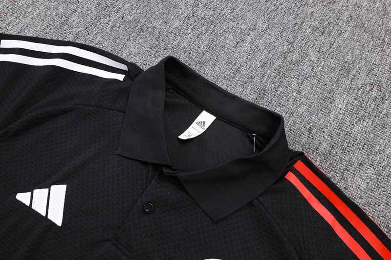 2025-2026 Ajax Black Thailand Polo Unifrom-815