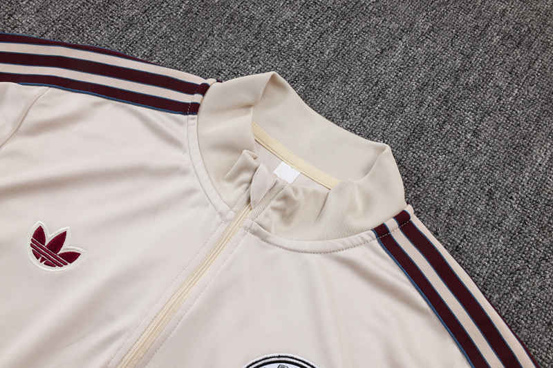 2025-2026 Ajax Beige Thailand Soccer Tracksuit-815