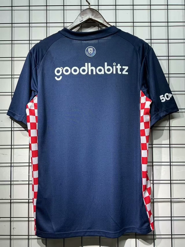 (S-4XL) 2025-2026 PSV Eindhoven Away Royal Blue Thailand Soccer Jersey AAA-GB