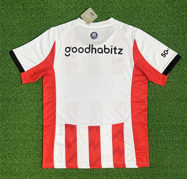 (S-4XL) 2025-2026 PSV Eindhoven Home Red&White Thailand Soccer Jersey AAA-403