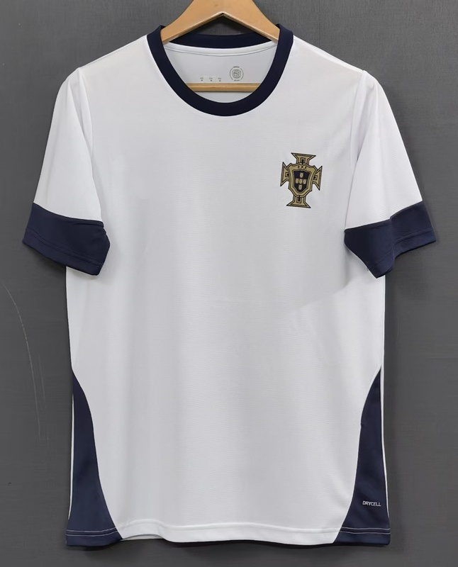 2025-2026 Portugal White Thailand Soccer Training Jersey AAA-7189