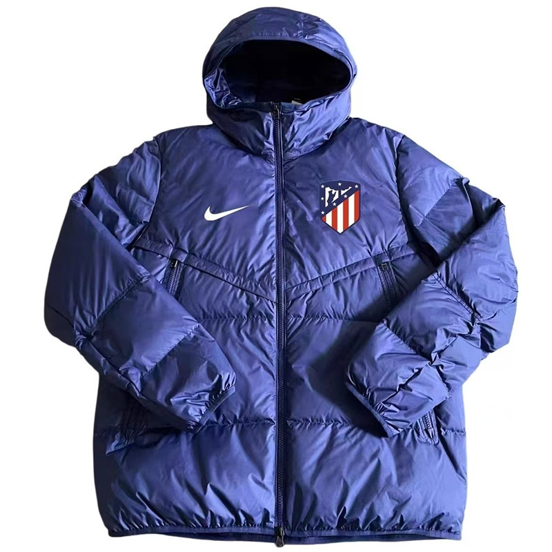 Atletico Madrid Royal Blue Thailand Soccer Cotton With Hat-1836