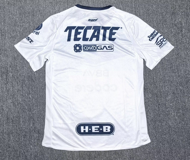 (S-4XL) Player Version 2025-2026 Monterrey Away White Thailand Soccer Jersey AAA-4442