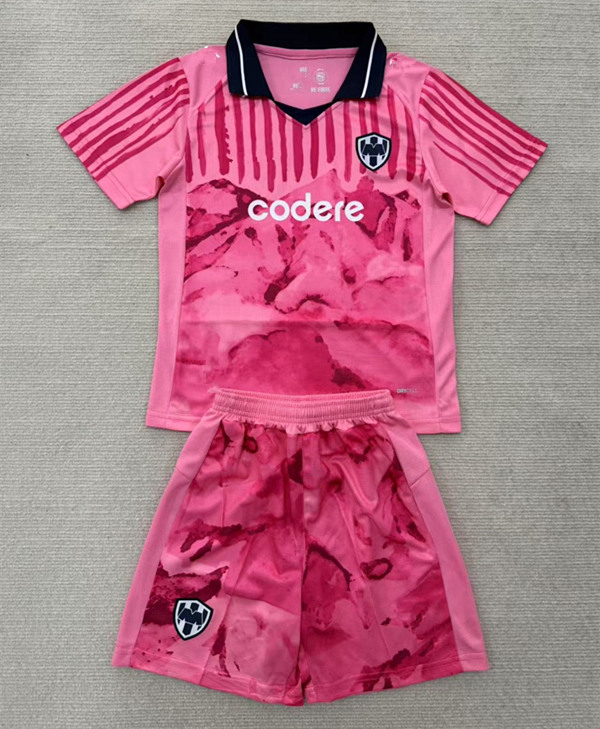 2025-2026 Club World Cup Monterrey Goalkeeper Pink Soccer Uniform-AY