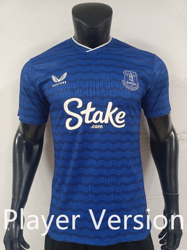 Player Version 2025-2026 Everton Home Blue Thailand Soccer Jersey AAA-1959