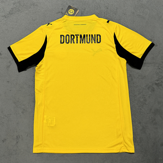 (S-4XL) 2025-2026 Steel Plate Borussia Dortmund Yellow Thailand Soccer Jersey AAA-4506