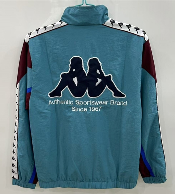 Retro Version 1967 Arsenal Blue Embroidered Full Rainproof Thailand Soccer Trench Coat-0255