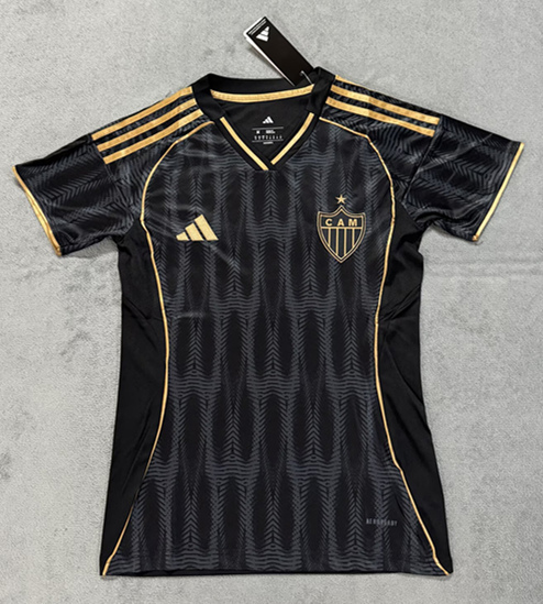 2025-2026 Atlético Mineiro 2nd Away Black Thailand Soccer women Jersey AAA-4506