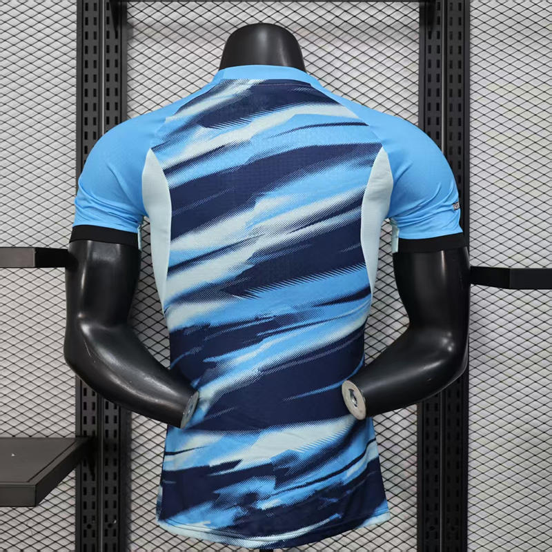 Player Version 2025-2026 Olympique de Marseille Blue Thailand Training Soccer Jersey AAA-888