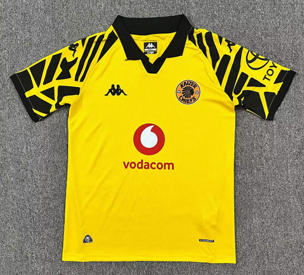 (S-4XL) 2025-2026 Kaizer Chiefs Home Yellow Thailand Soccer Jersey AAA-512