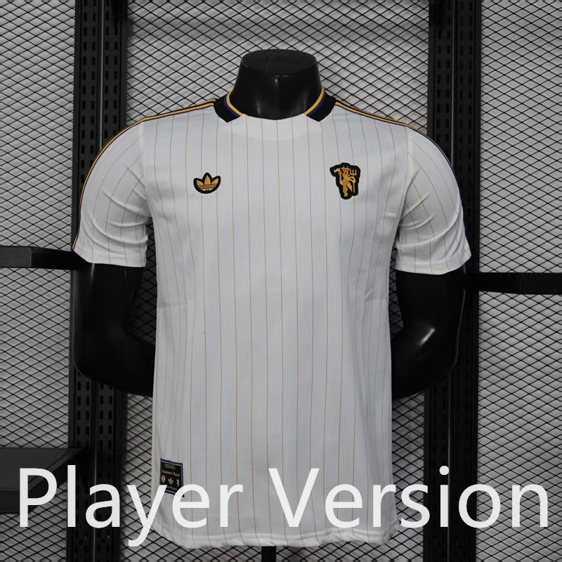 Player Version 2025-2026 Special Version Manchester United White Thailand Soccer Jersey-888