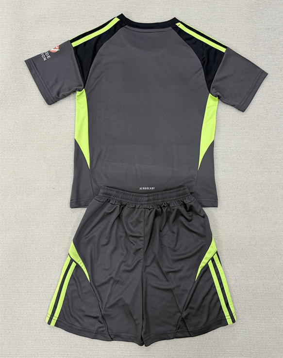 2025-2026 Aston Villa Goalkeeper Grey&Black Soccer Uniform-AY