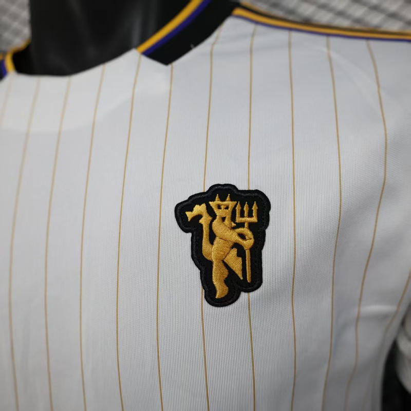 Player Version 2025-2026 Special Version Manchester United White Thailand Soccer Jersey-888