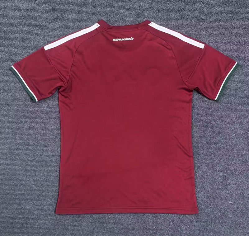 2025-2026 Hungary Home Red Thailand Soccer Jersey AAA