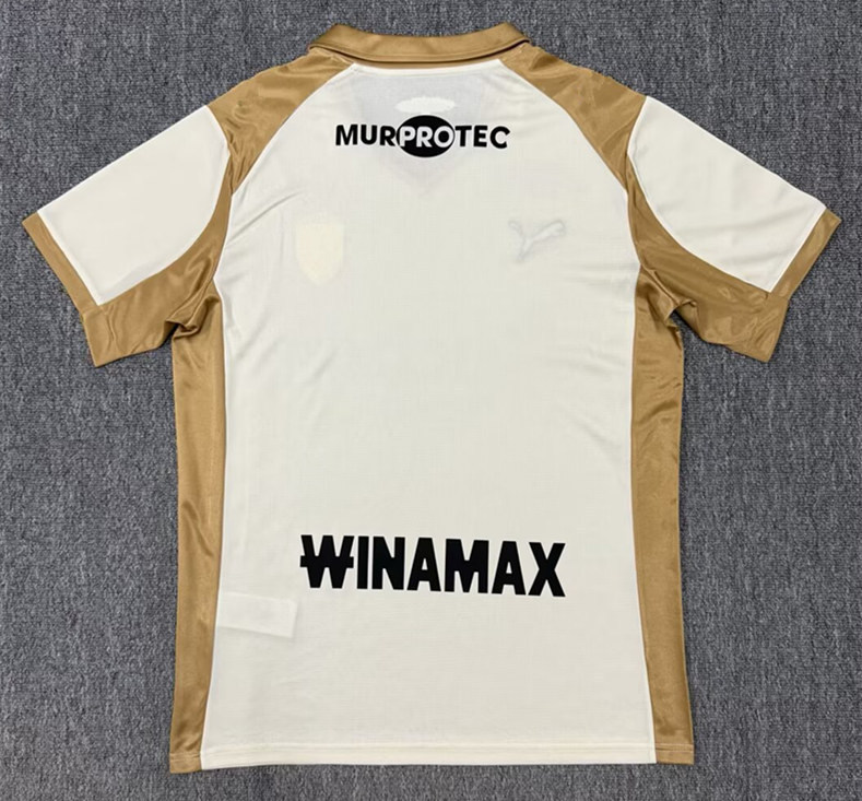 (S-4XL) 2025-2026 Racing Club de Lens 2nd Away Beige Thailand Soccer Jersey AAA-5303