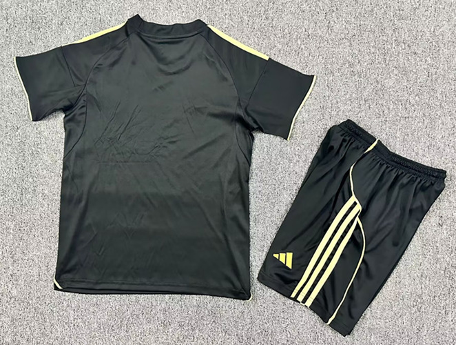 2025-2026 Fulham Away Black Kids/Youth Soccer Uniform-7809