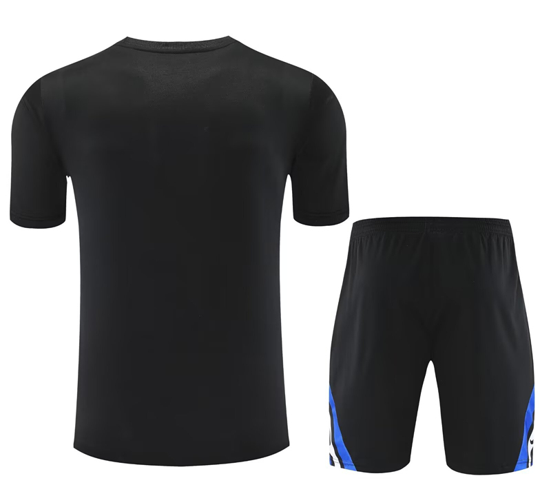 2025-2026 Inter Milan Beige&Black Training Kids/Youth Soccer Uniform-418