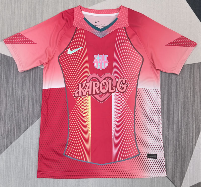2025-2026 Special Version Barcelona Pink Thailand Soccer Jersey AAA-4927
