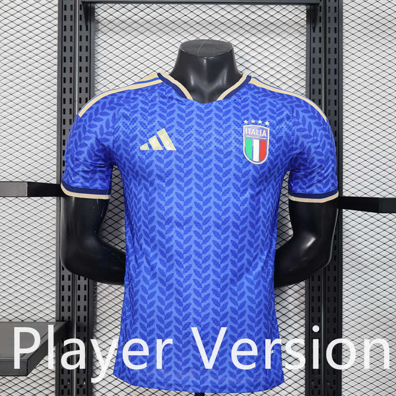 Player Version 2026-2027 Italy Home Blue Thailand Soccer Jersey-888
